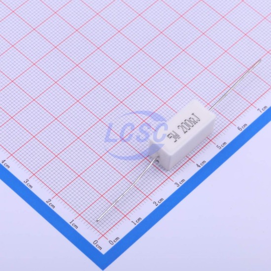 CCO(Chian Chia Elec) CR-L5W-200Ω 5% P CCO(Chian Chia Elec) CR-L5W-200Ω 5% P