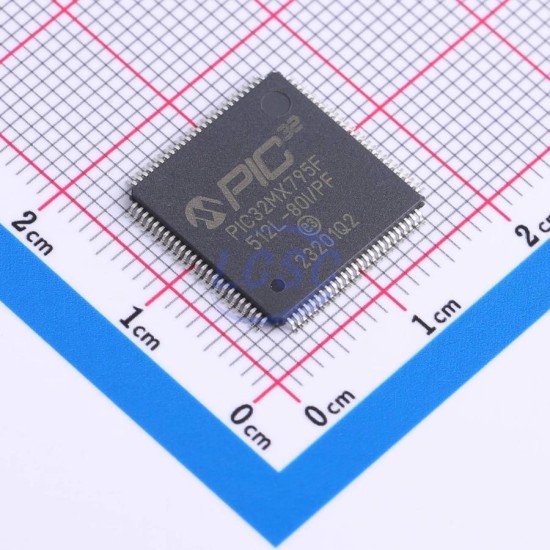 MICROCHIP PIC32MX795F512L-80I/PF