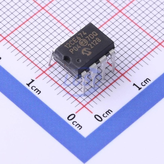 MICROCHIP PIC12CE674-04I/P
