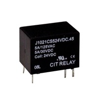 CIT Relay and Switch J1021CS524VDC.45