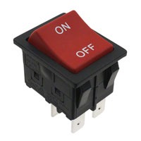 E-Switch RBW2ABLKREDIF0